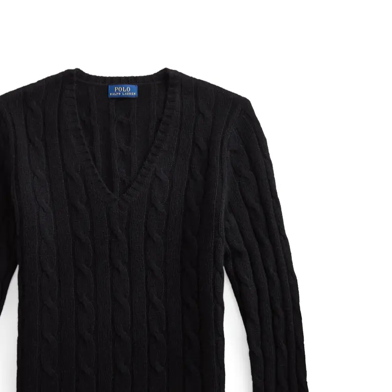 Кашемировый свитер Women's Polo Ralph Lauren, черный — фото 4