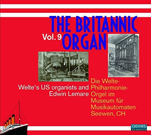 

CD диск Eddy / Baldwin / Farnam / Epstein / Lemare: Britannic Organ 9
