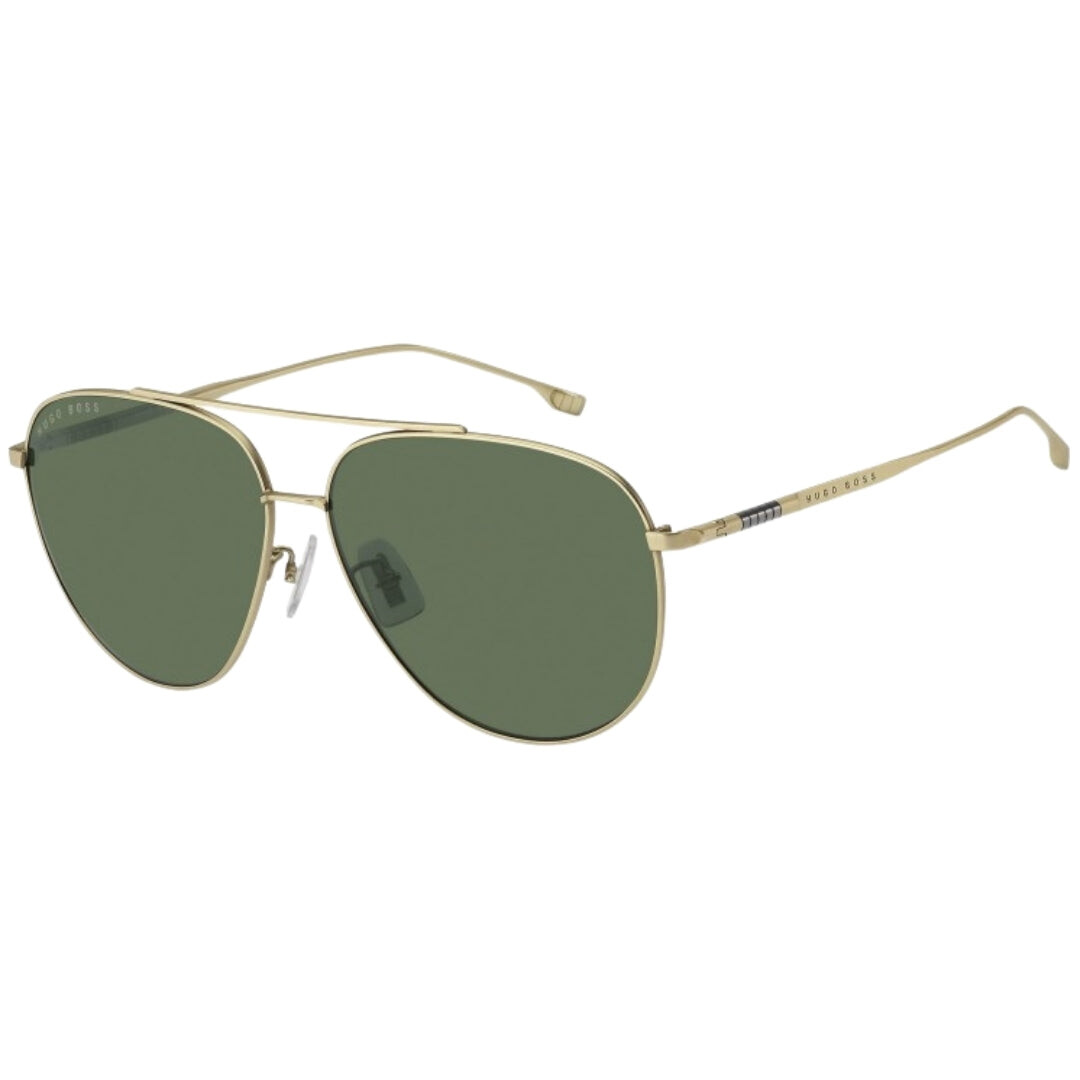 Солнцезащитные очки 1296fs aoz qt Hugo Boss, золото — фото 2