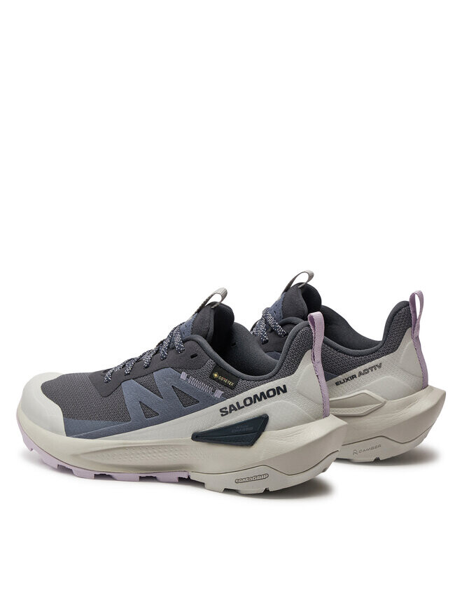 Кроссовки Salomon Elixir Activ Gore-Tex L47526500 Gris, серый — фото 3