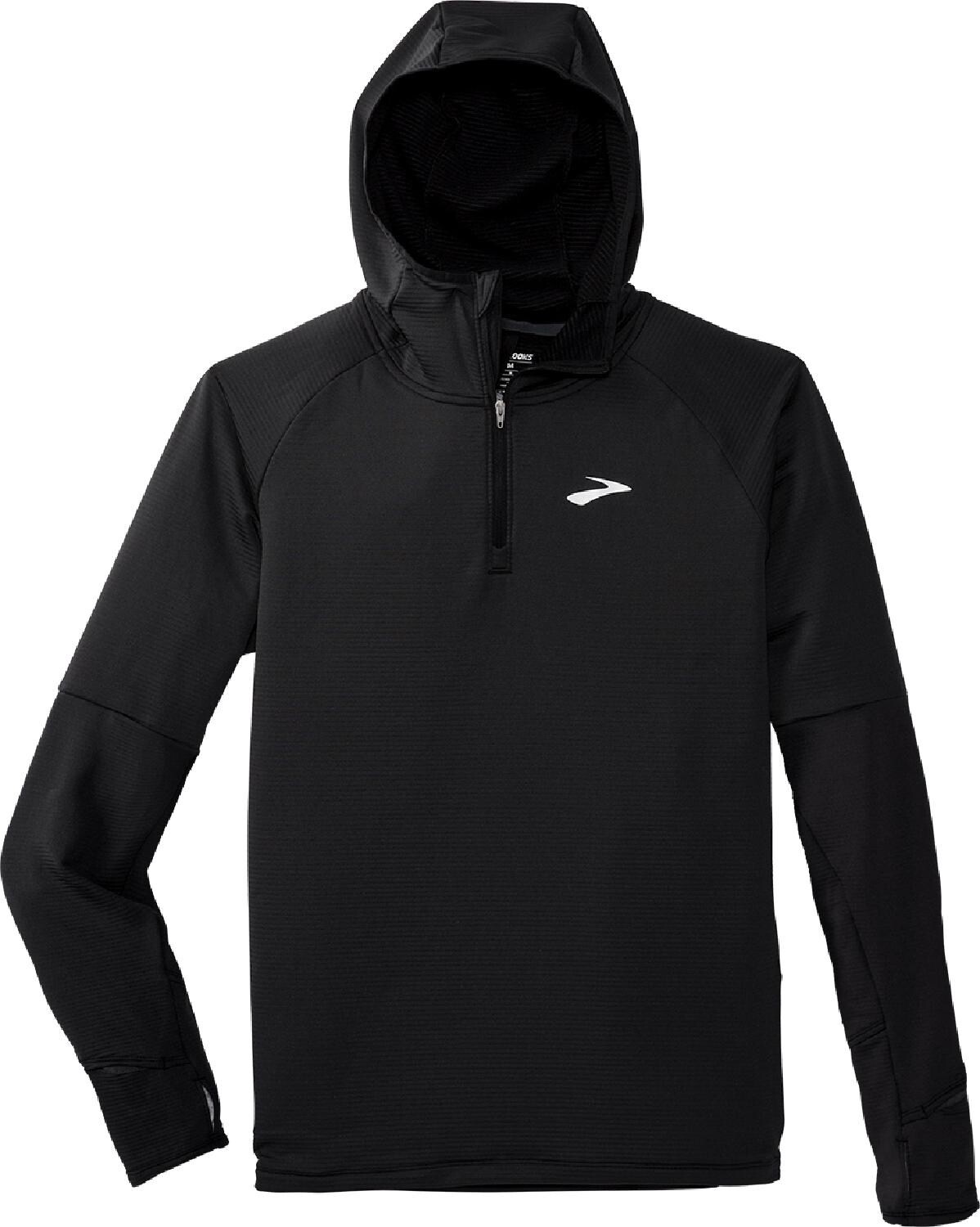 

Толстовка Notch Thermal Hoodie 2.0 — мужская Brooks, черный