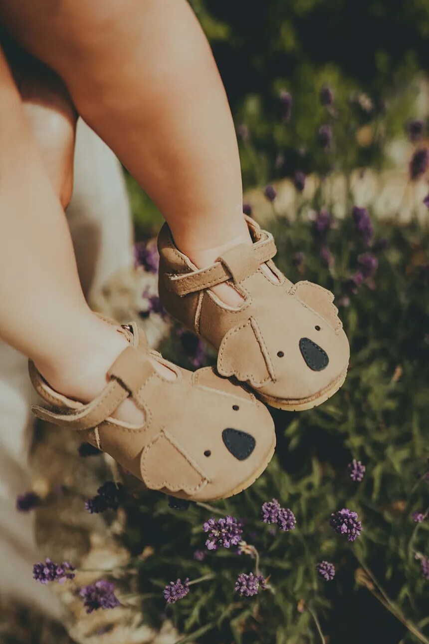 

Детские кожаные туфли Spark Classic Shoes Koala Donsje, бежевый
