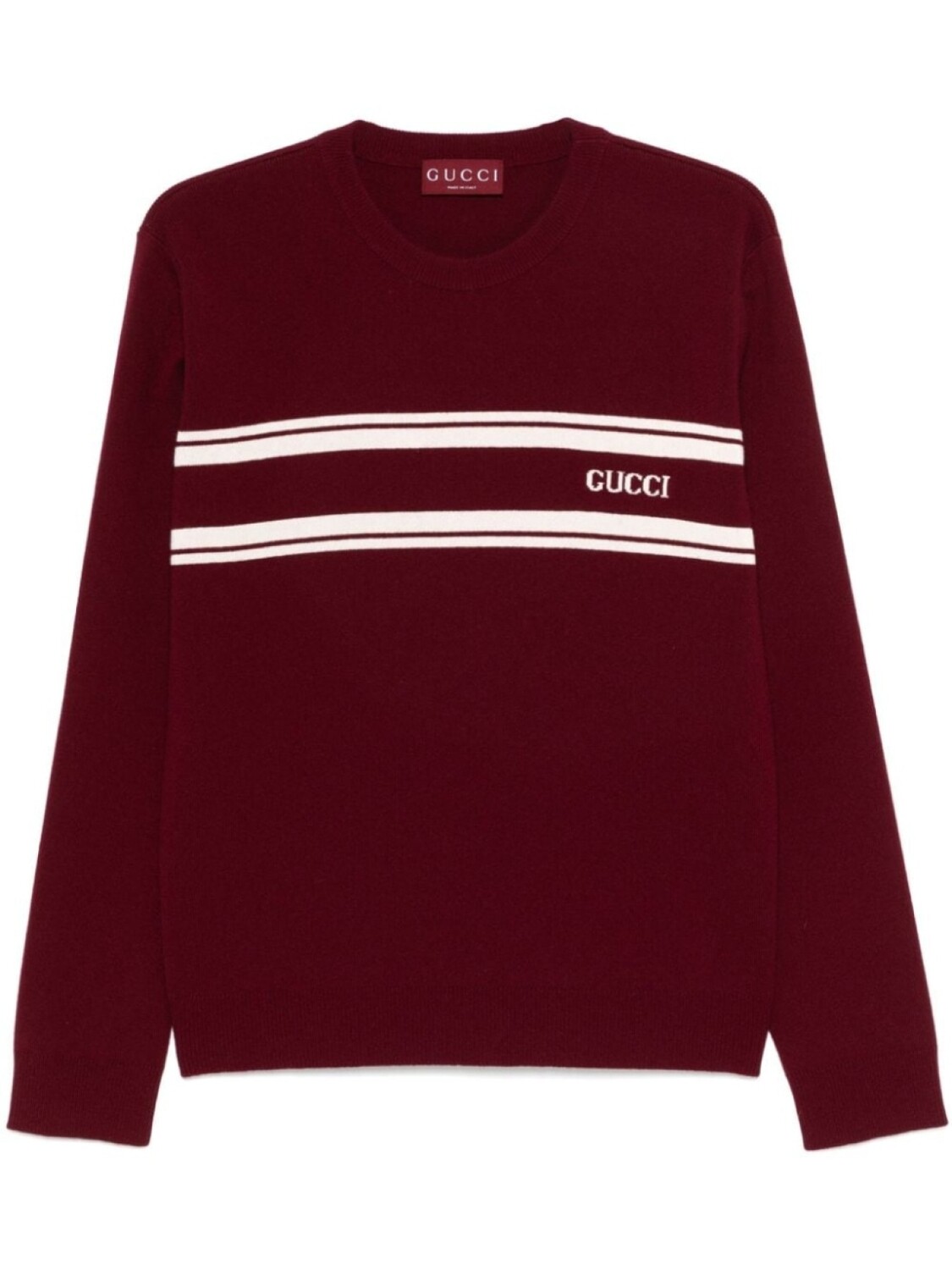 

Gucci свитер с логотипом, красный