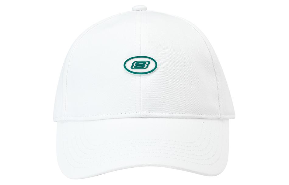 

Skechers Хлопковая бейсболка из полиэстера унисекс белая, White