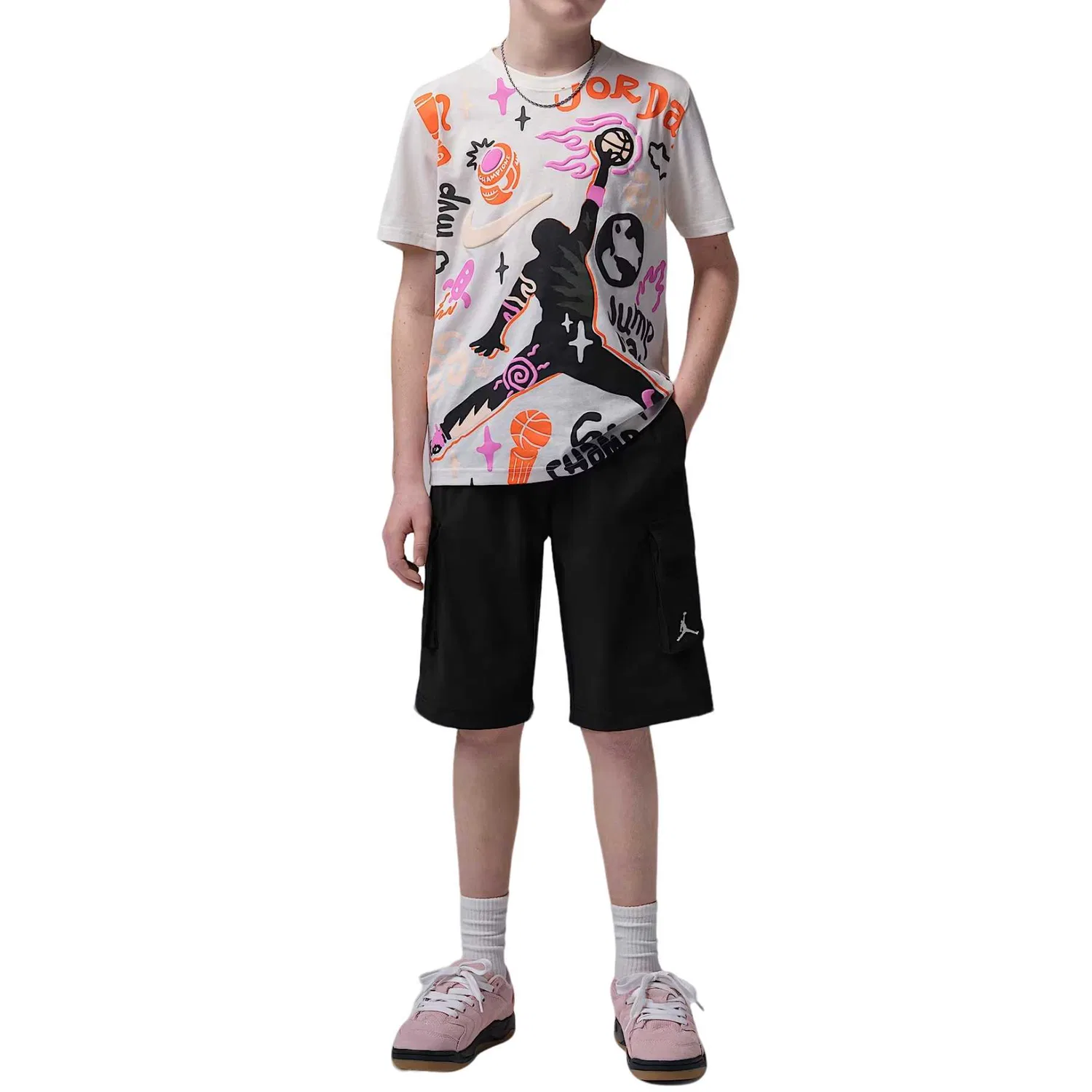 Детские шорты Moderate Jordan, Black — фото 3