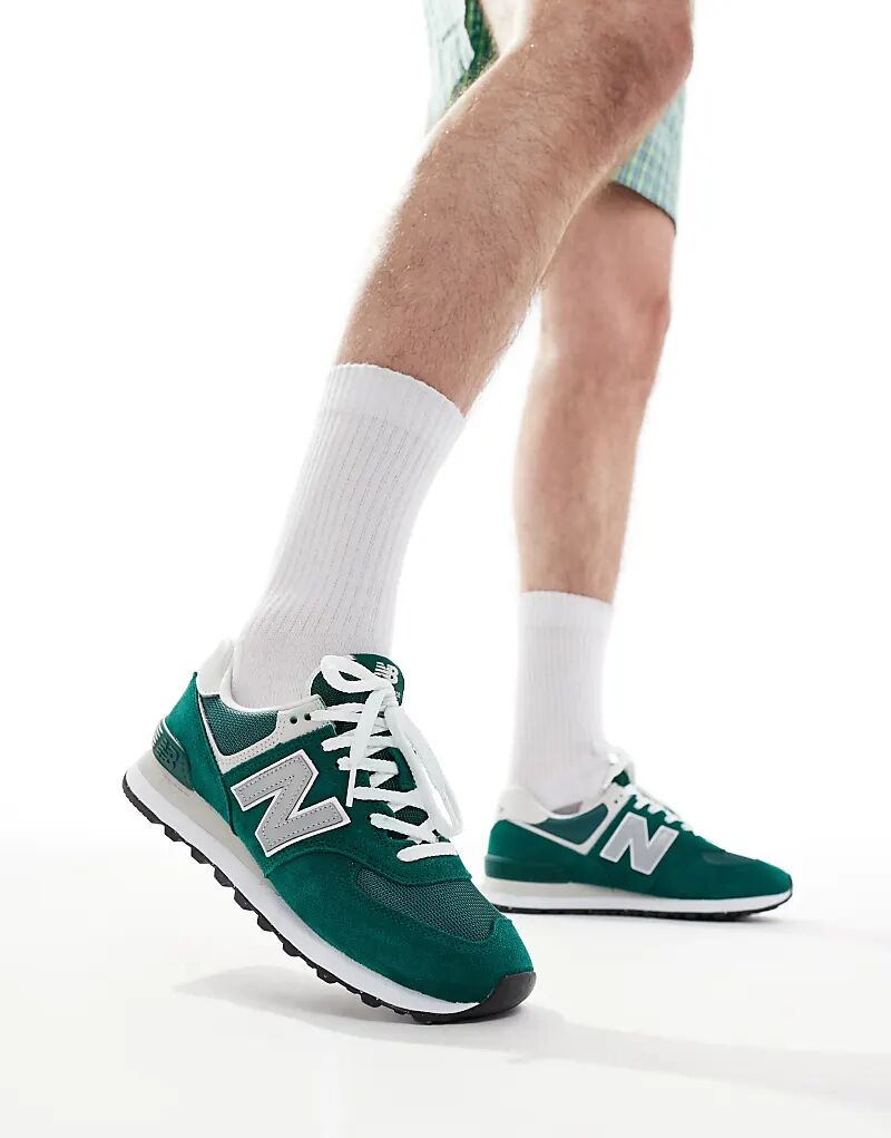 

574 кроссовки зеленого цвета New Balance