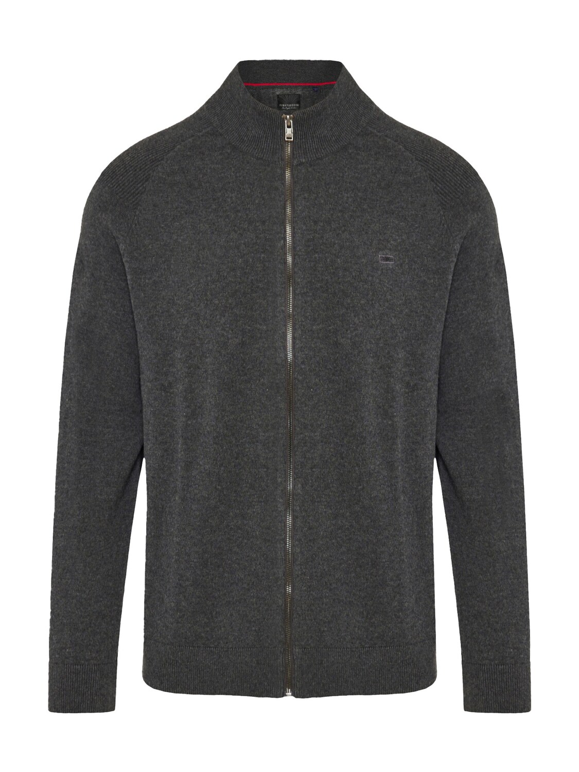 

Funky Buddha Вязаный кардиган в темно-сером цвете