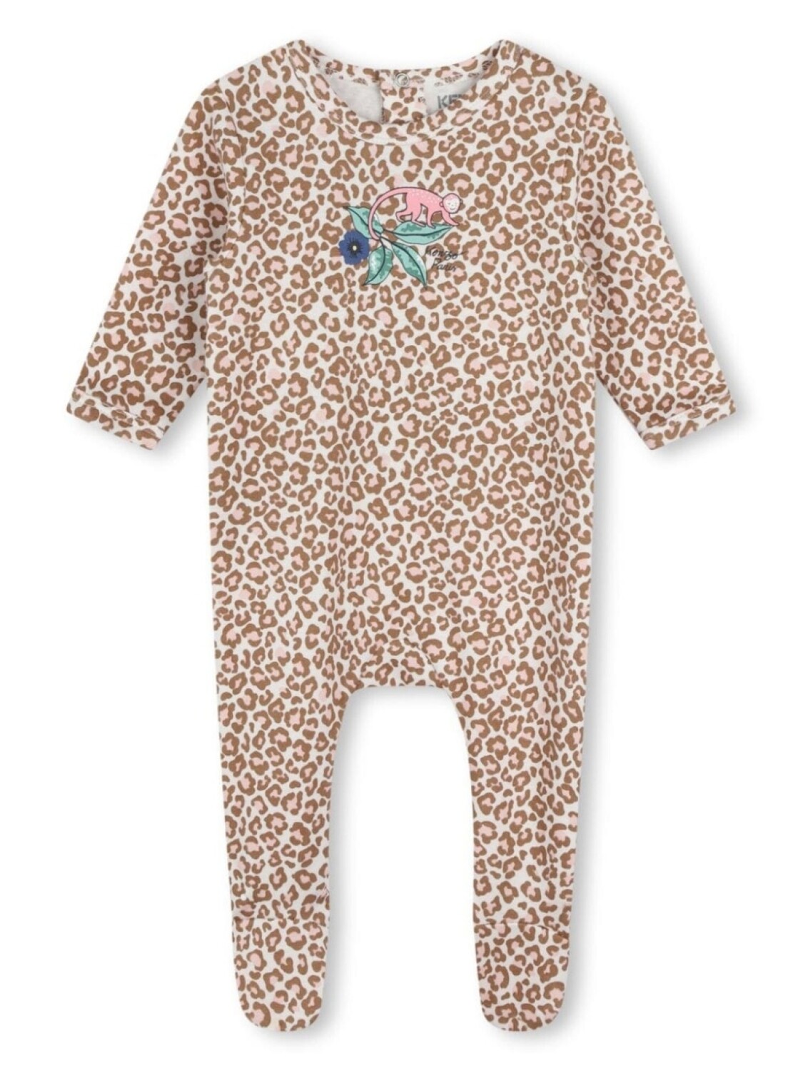 

Kenzo Kids пижама с принтом, коричневый