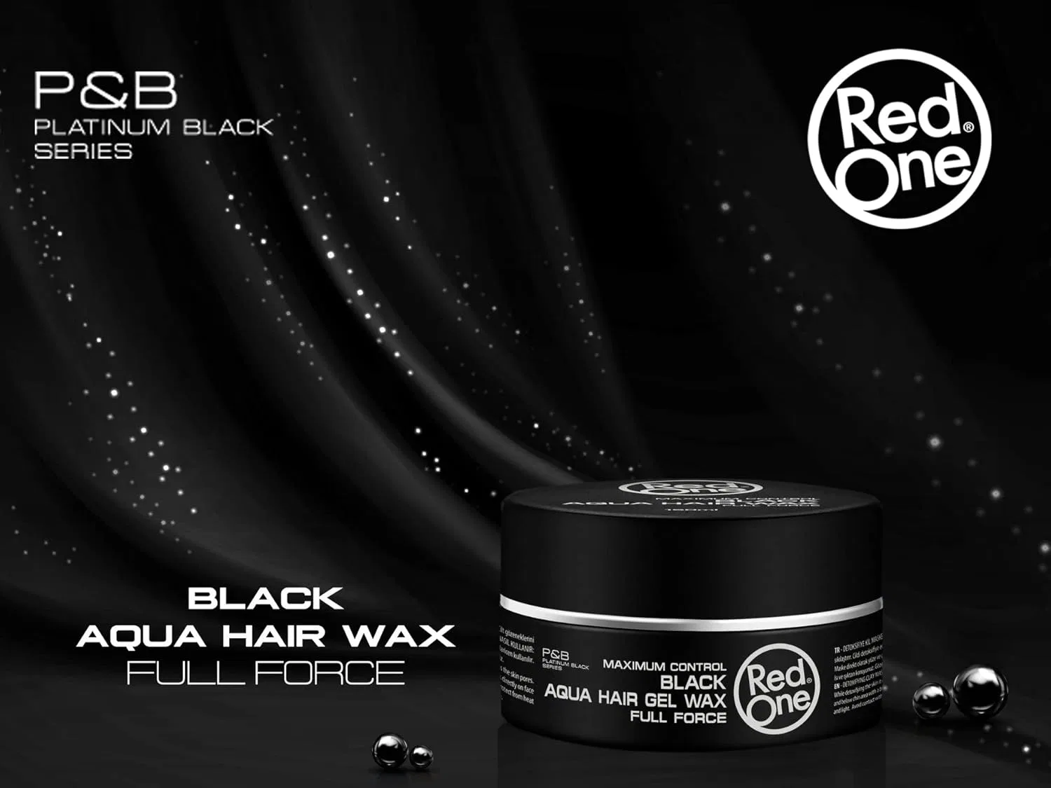 Воск для укладки волос «Aqua Styling Wax Black» от Redone Red One — фото 3