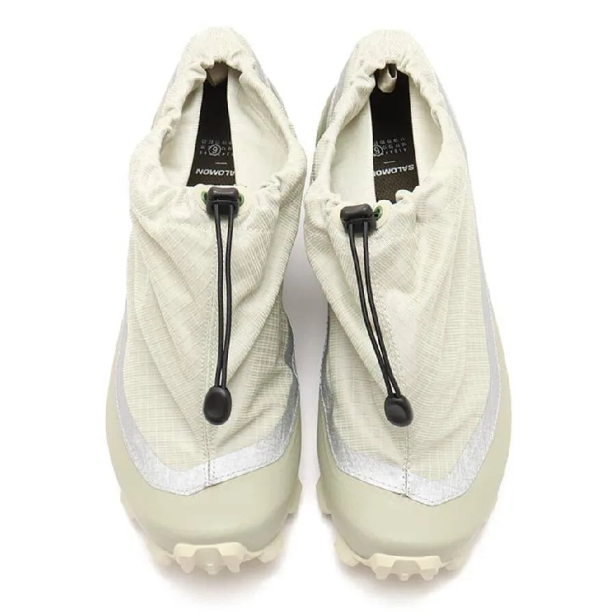 Кроссовки Mm6 X Salomon Cross Low с текстурой, серебро — фото 3
