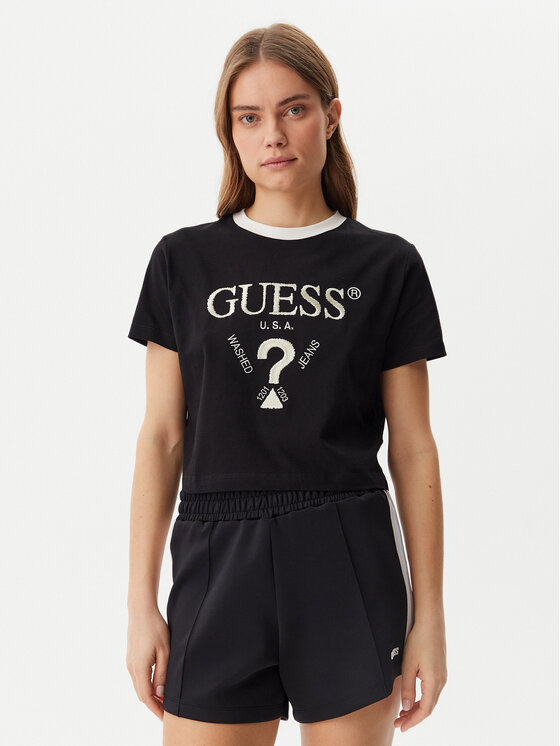 

Футболка обычного кроя V5GI18 I3Z14 Guess, черный