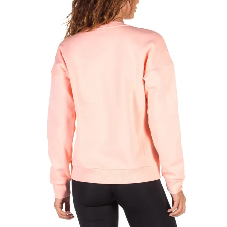 Свитшот женский Sweat Crew Glow PNK F19, розовый Adidas, Pink — фото 4
