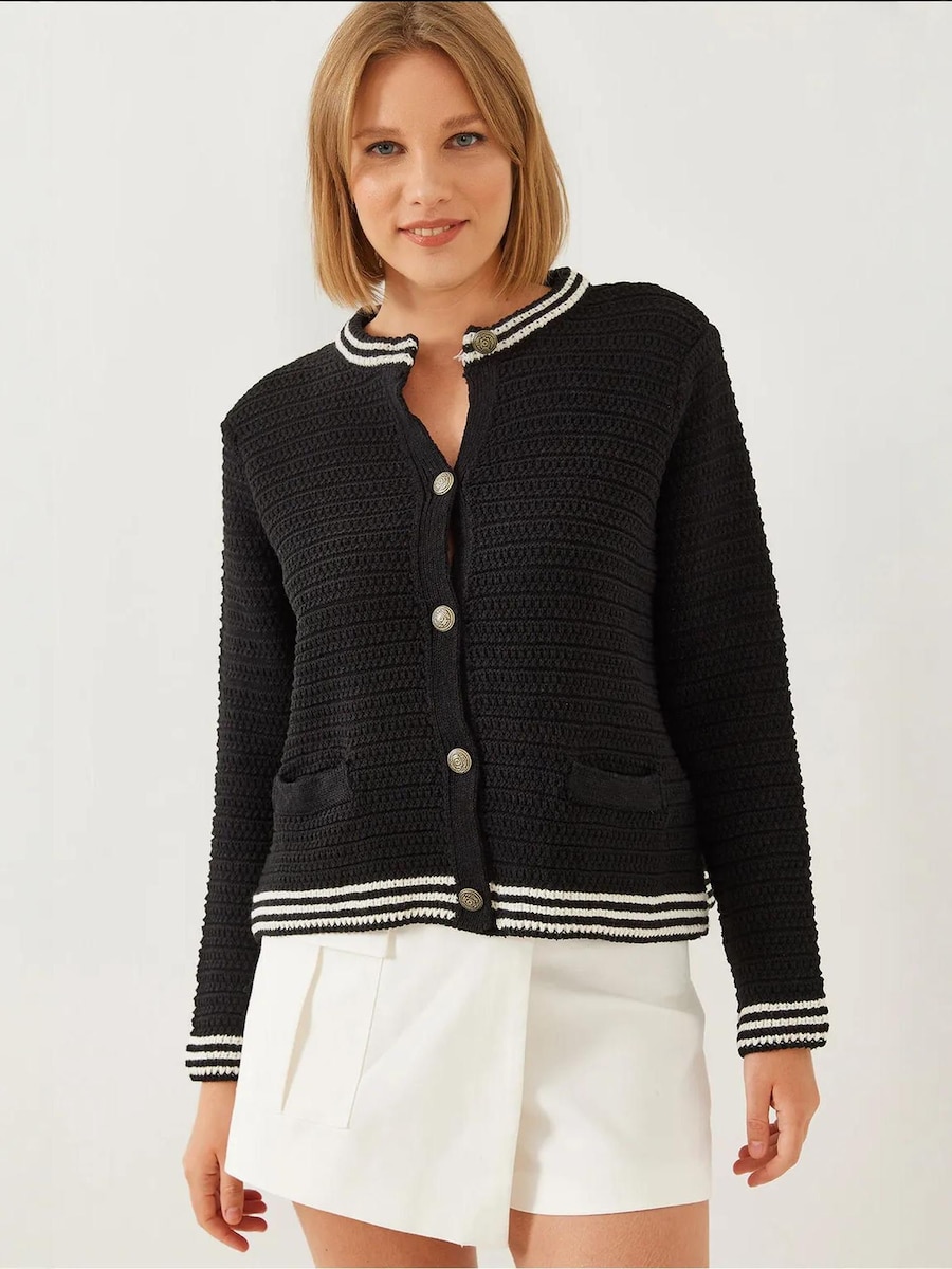 

Вязаный кардиган Bianco Lucci, черный