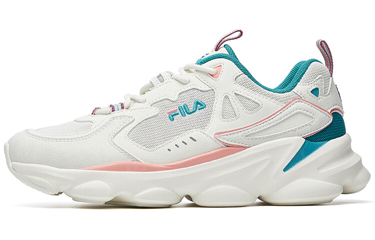 

Кроссовки женские Skipper Running Shoes Low-top белые/зеленые/розовые Fila