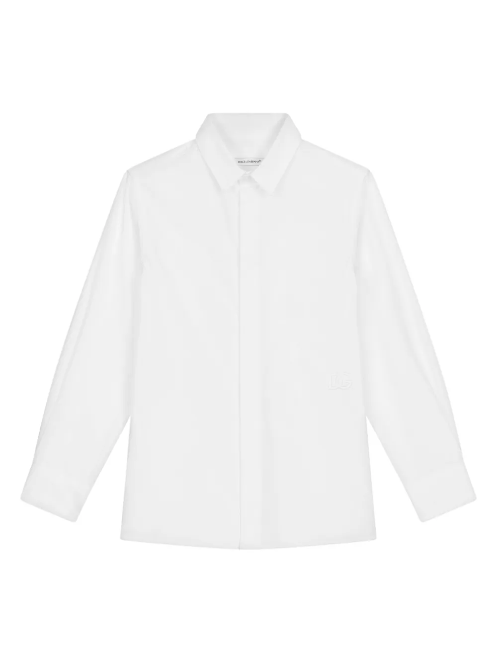 

Рубашка с длинными рукавами Dolce & Gabbana Kids, белый