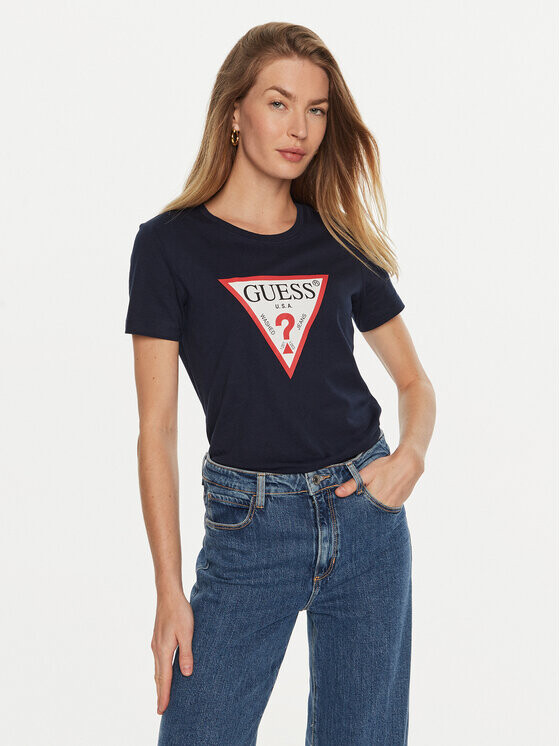 

Футболка стандартного кроя Guess, синий