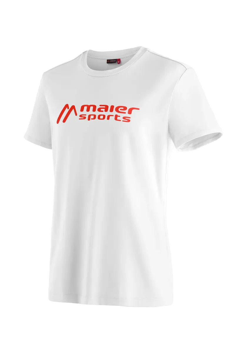 

Функциональная рубашка Maier Sports "MS Tee M", универсальная рубашка с круглым вырезом из эластичного материала, белый