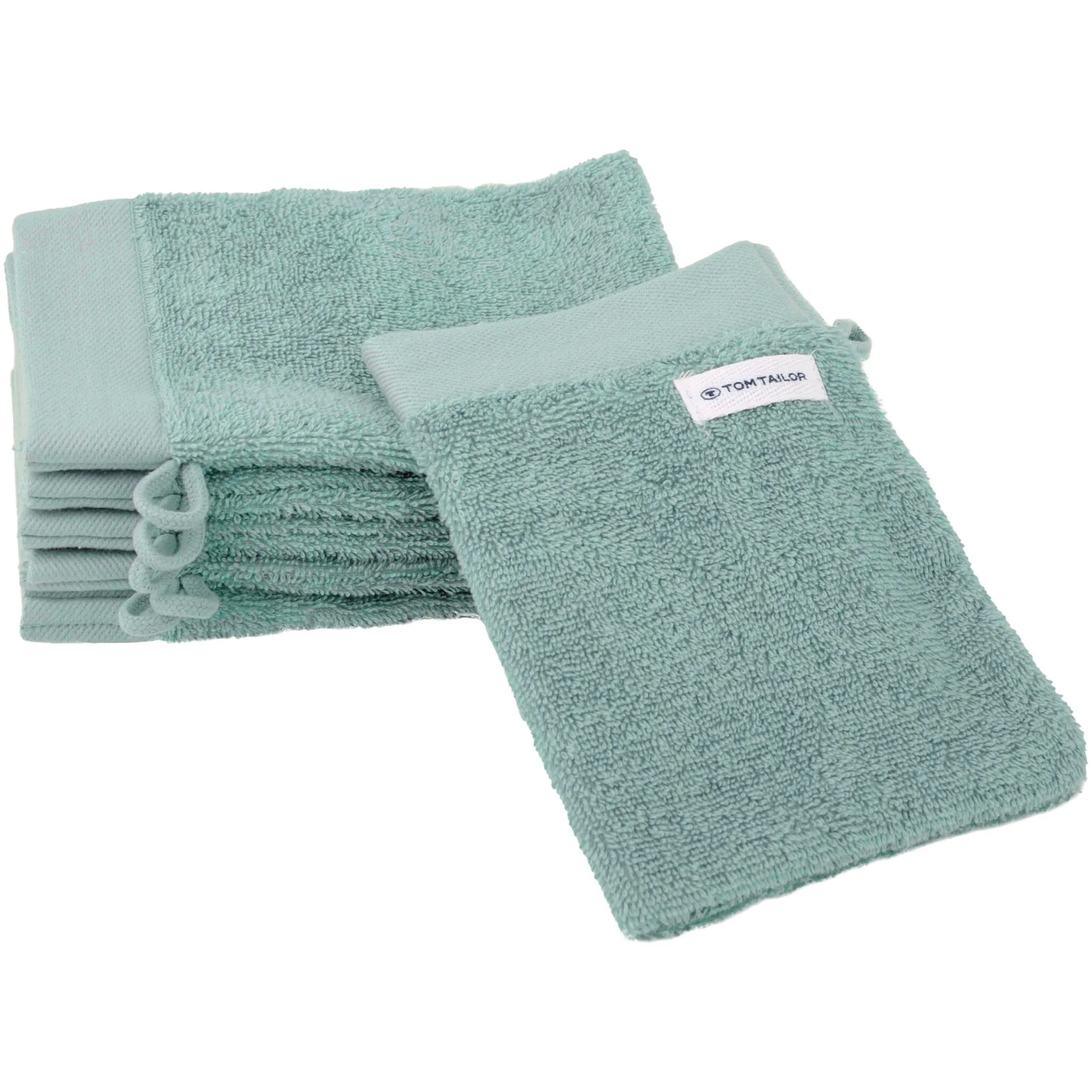 

TOM TAILOR HOME Рукавица для мытья «COLOR BATH Рукавица» (6 шт., набор из 6 рукавиц для мытья 16 х 21 см), цвет Fresh Sage