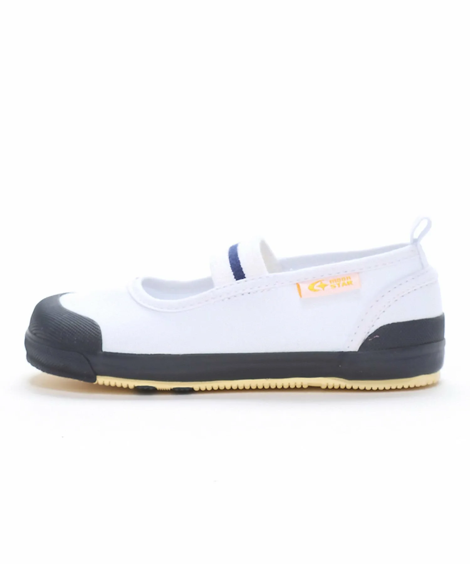 Домашние тапочки MoonStar CR ST11 3E, широкая колодка, размер 14,0-18,5 см. Carrot, Navy — фото 4