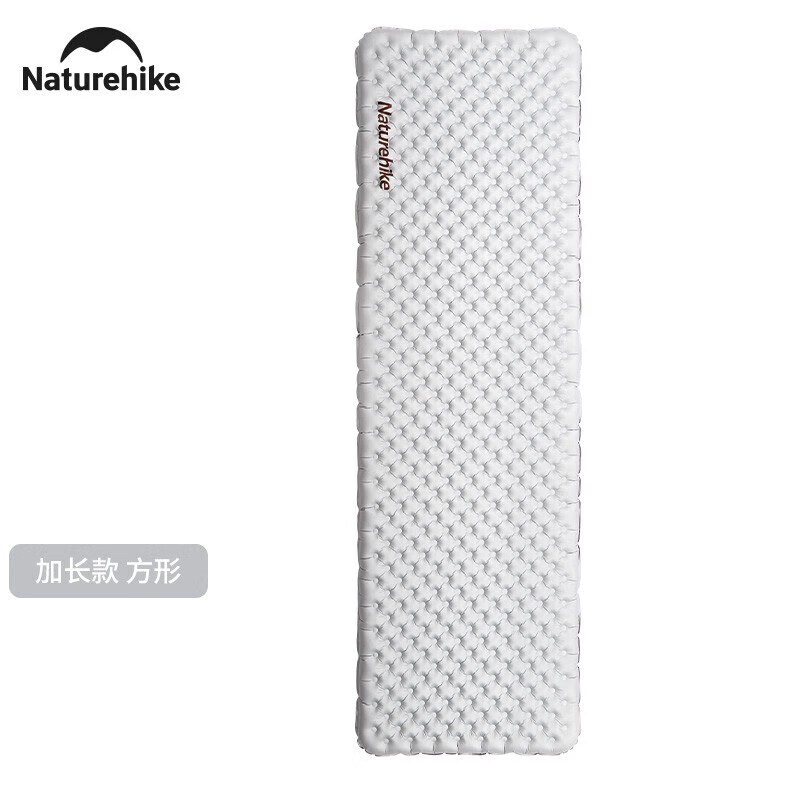 

NatureHike Noketuye 5,8, ультралегкая надувная подушка с высоким значением R, портативная, влагостойкая, квадратная, большая, углеродисто-серебристая CNH22DZ016