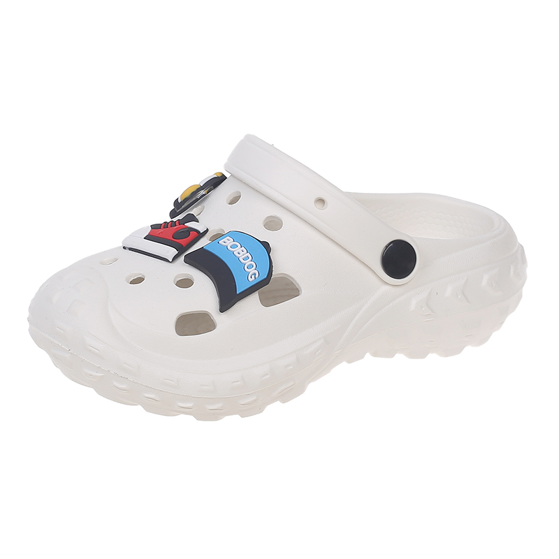 

Детские тапочки с противоскользящей подошвой, дышащие, легкие, с амортизацией BOBDOG, белый