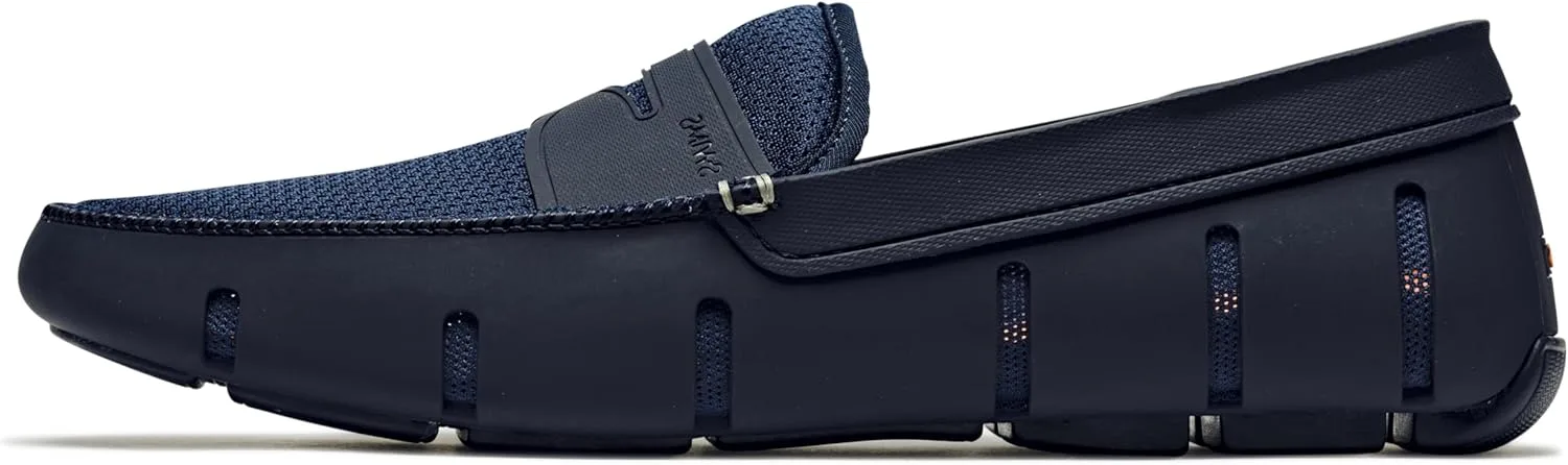 Мужские лоферы для плавания, лоферы Penny Loafers из нейлона и резины, без шнурков, черные/серые/темно-синие Swims