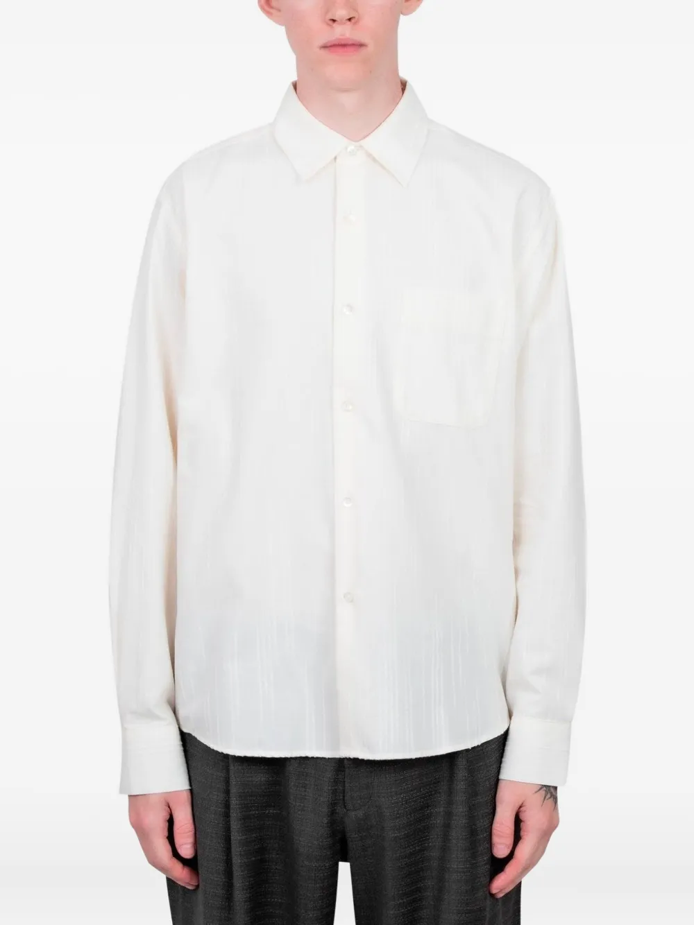 

Сшитая рубашка Vous Décidez, белый