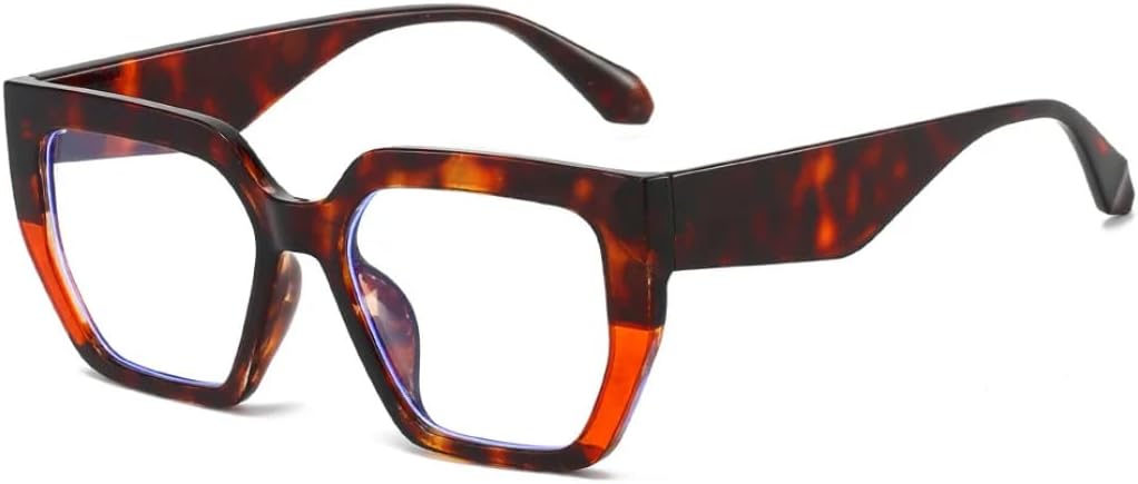 

Популярные модные квадратные солнцезащитные очки для женщин, ретро-очки с заклепками, мужские модные очки с леопардовым принтом и защитой от УФ-излучения UV400 TVTBBVV, Leopard Clear