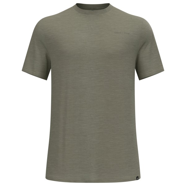 

Футболка X pow merino tencel с круглым вырезом, размер s/s - merino shirt Odlo, Vetiver Melange