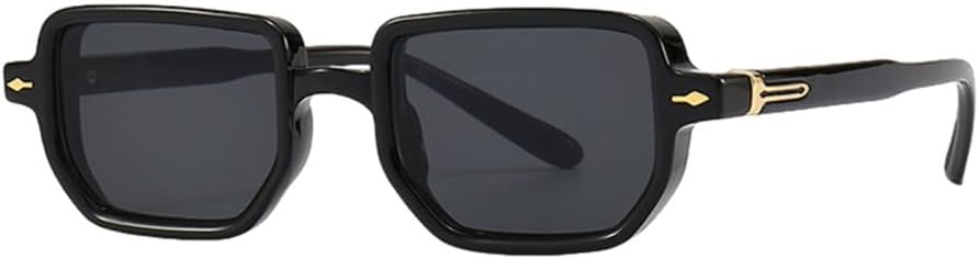 

Квадратные солнцезащитные очки в стиле ретро для женщин, защита от УФ-излучения UV400, зеленые и коричневые, мужские и женские солнцезащитные очки, аксессуары для мужчин generic, Black