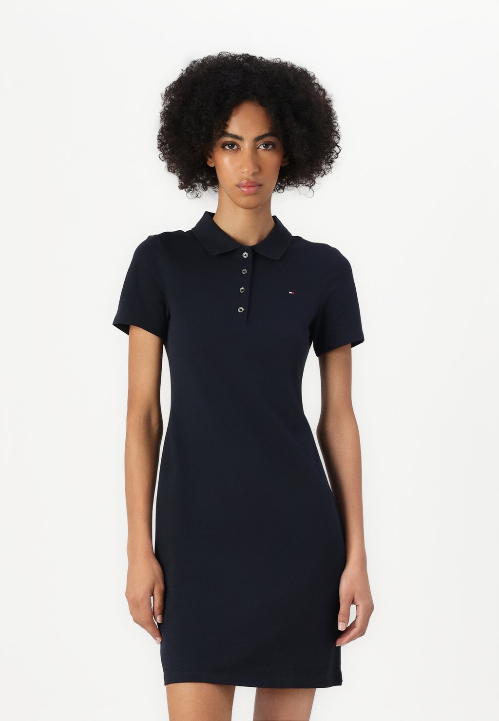 

Платье-рубашка SLIM DRESS Tommy Hilfiger, темно-синий