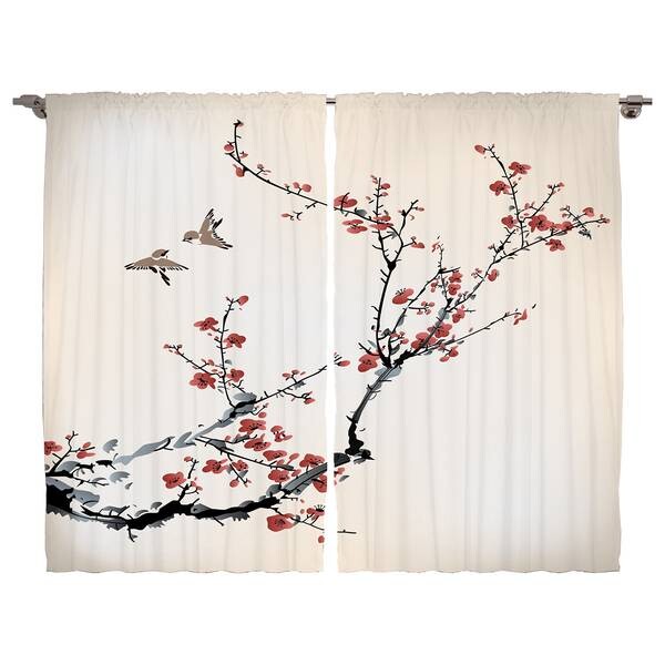 

Штора twentyfour Blumen I (2 шт), 260 см, разноцветный