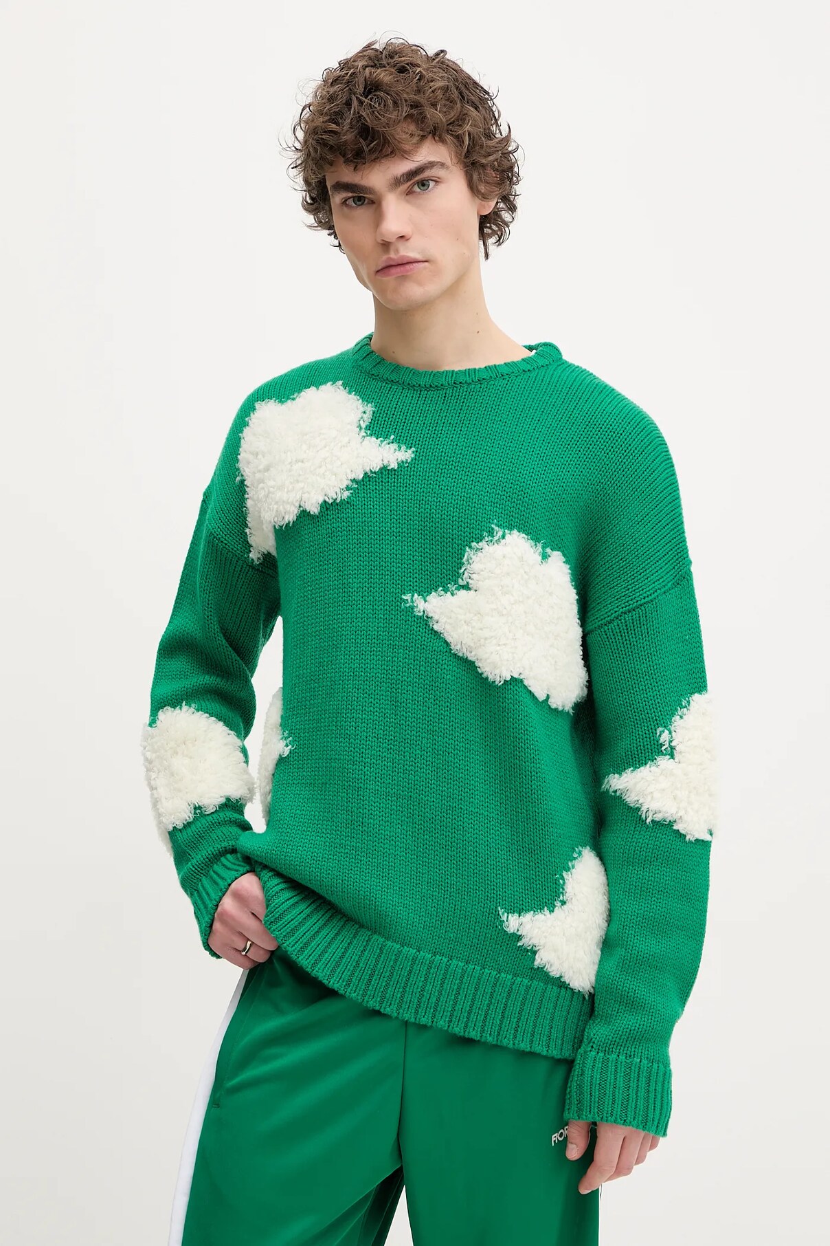 

Свитер Wool Cloud Fiorucci, зеленый