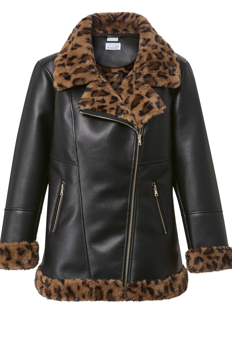 

Кожаная куртка Angel of Style Between-Season Jacket, черный