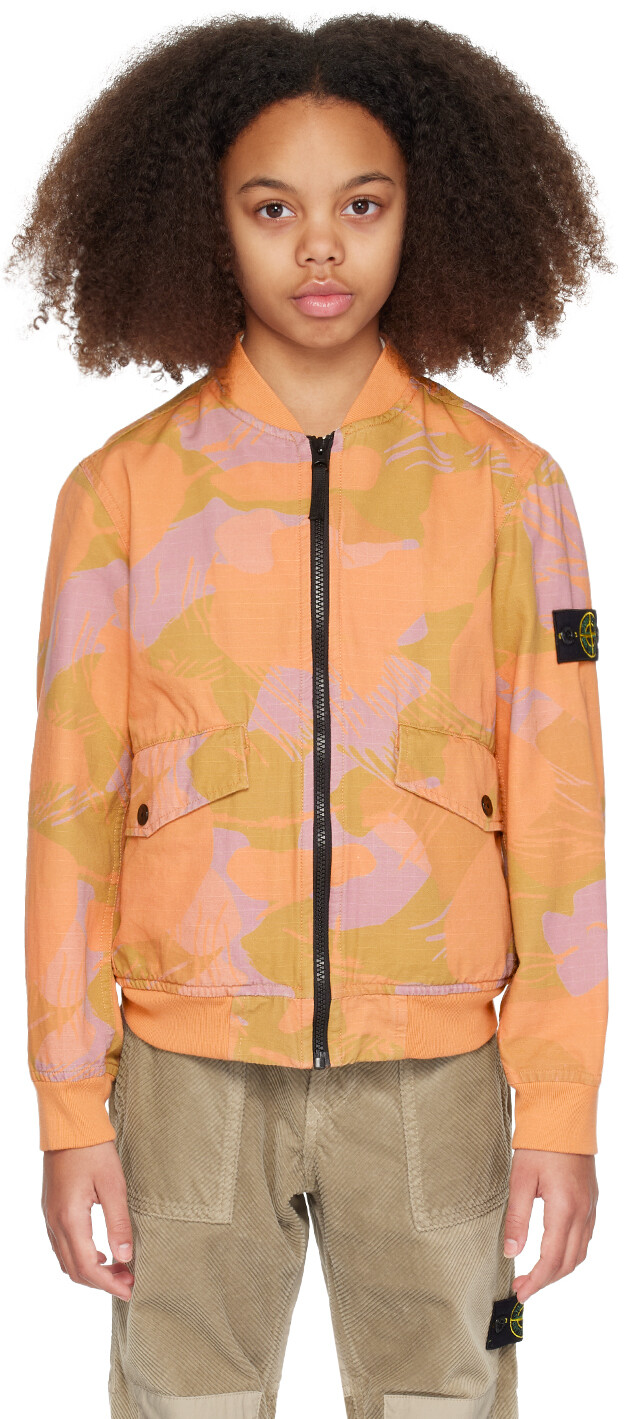 

Детская куртка с нашивками Stone Island Junior