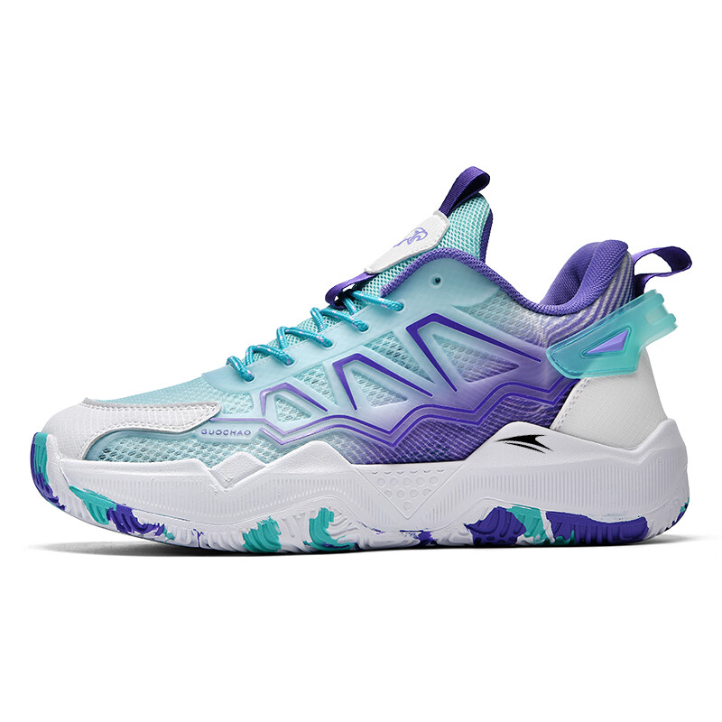 

Баскетбольные кроссовки Basketball Shoes Unisex Low-Top Kinglake, белый/фиолетовый
