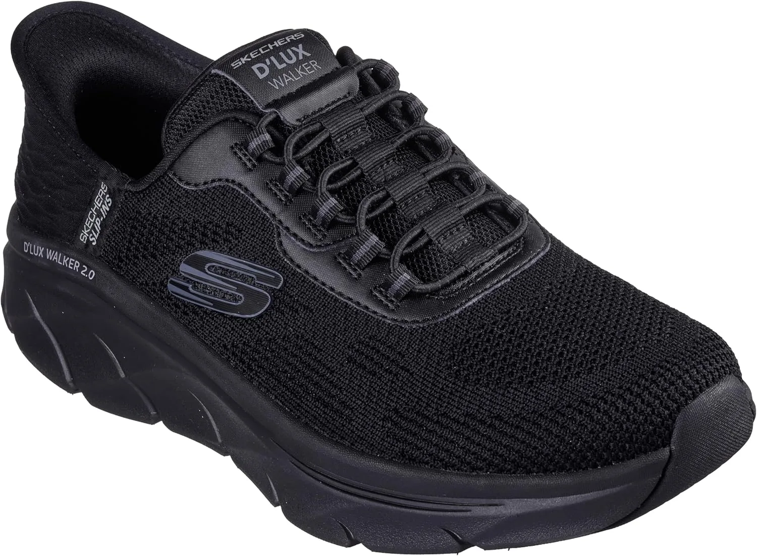 Мужские кроссовки Skechers D'lux Walker 2.0 Reelertrainers, черный — фото 4