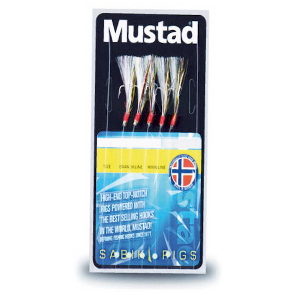 

Оснастки Mustad Rainbow Flasher 5 Hooks, разноцветный