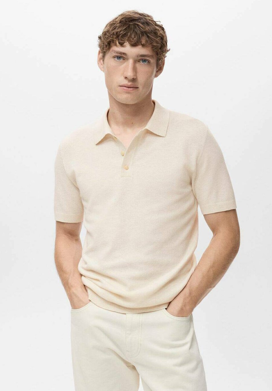 

Поло Mango Polo shirt, Off-White, Белый, Поло Mango Polo shirt, Off-White