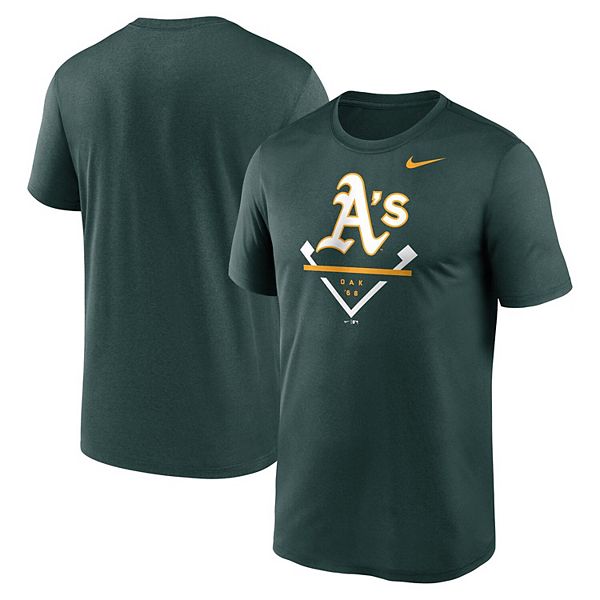

Мужская зеленая футболка Oakland Athletics Icon Legend Performance Nike