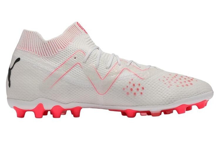 Puma Future Ultimate Футбольные кроссовки унисекс, Белый/Красный — фото 2