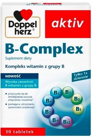 

Doppelherz, Актив В- Комплекс витаминов В, 30 таб.