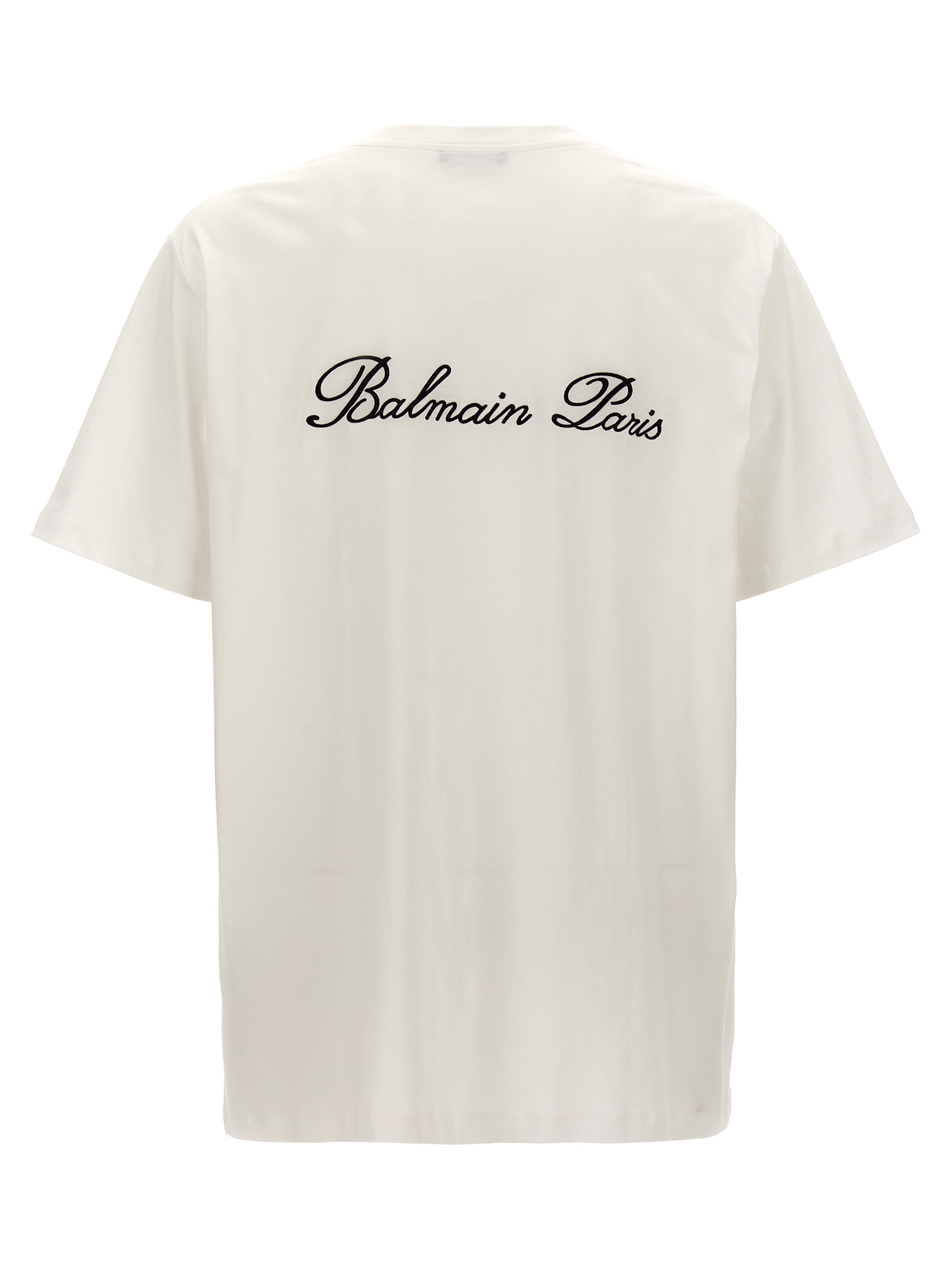 Футболка «Signature» BALMAIN, белый/черный — фото 2