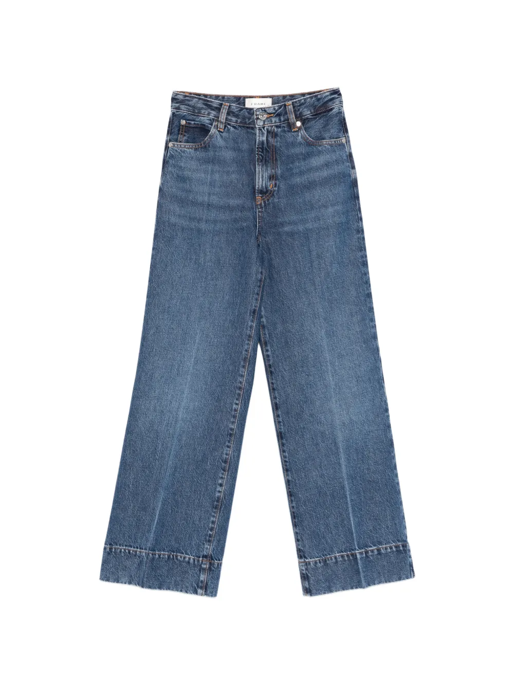 

Расклешенные джинсы The Slice Frame, синий