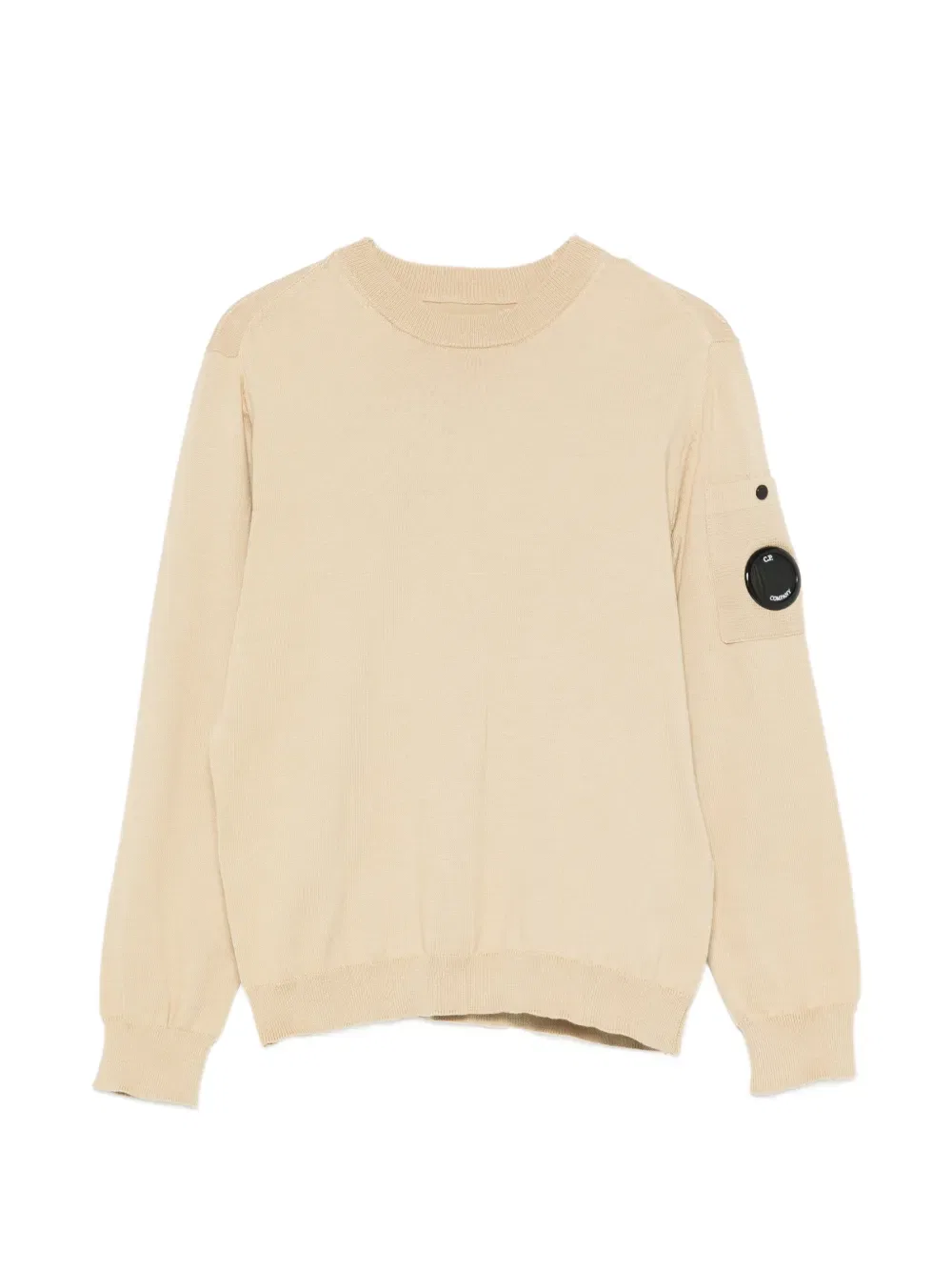Свитер Lens-detail C.P. Company Kids, нейтральный