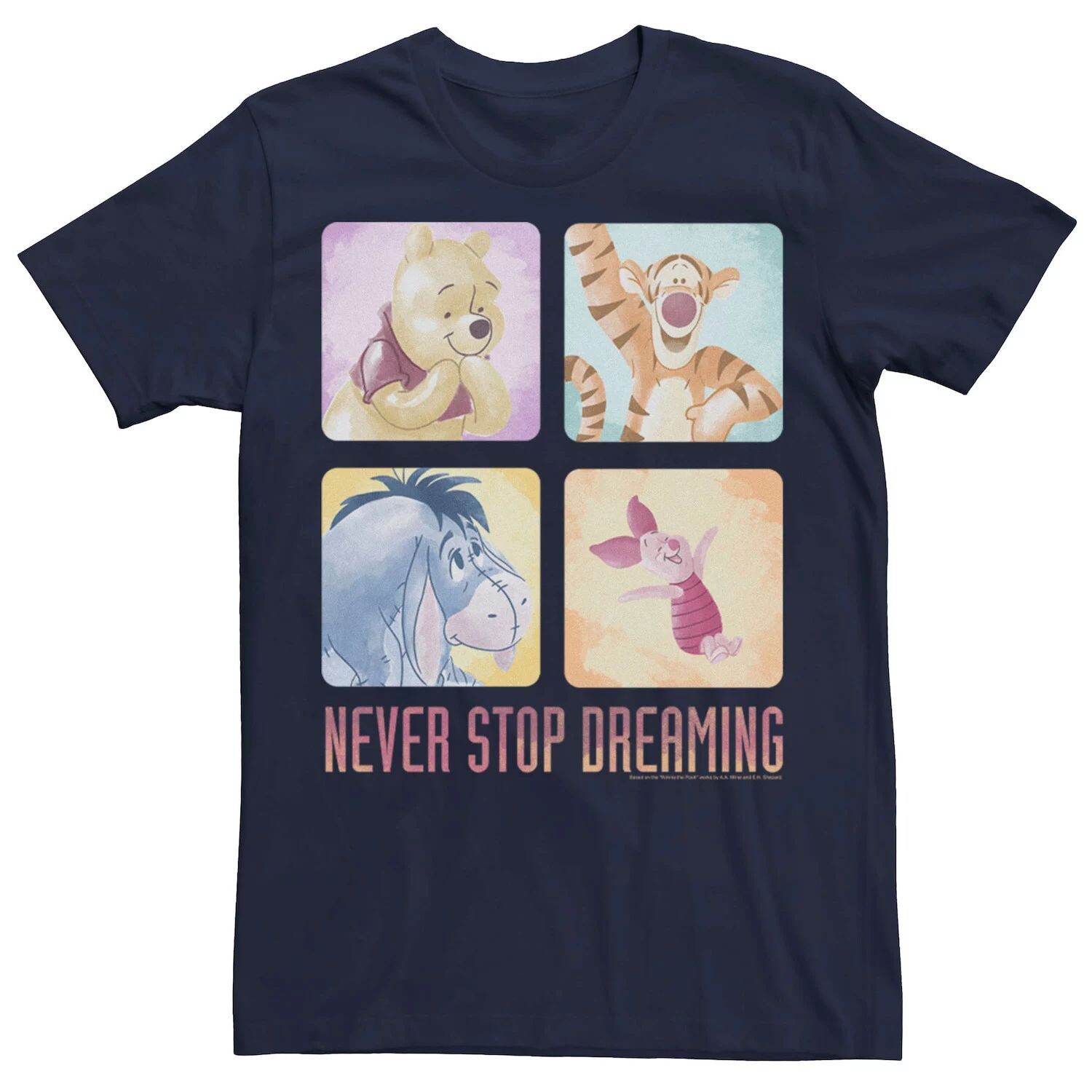 

Мужская футболка Winnie The Pooh Friends Never Stop Dreaming Disney
