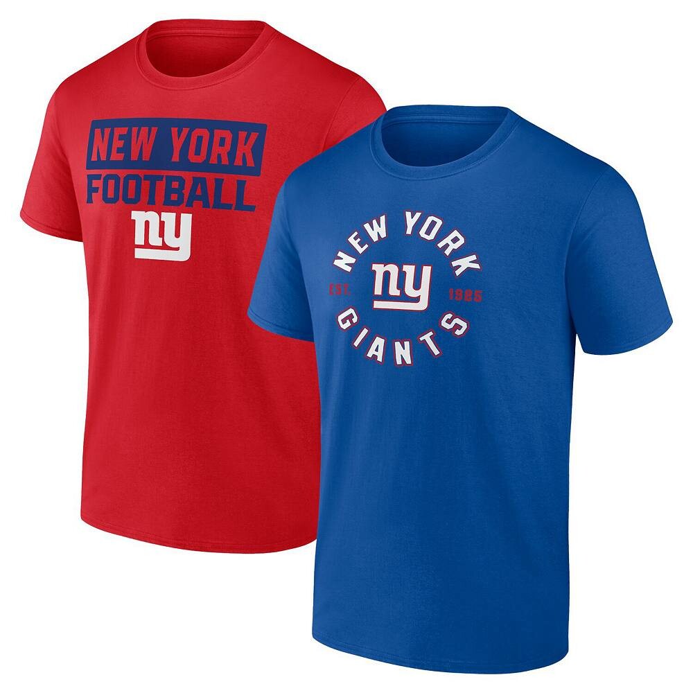 

Комбинированный набор мужских футболок Fanatics New York Giants Serve Fanatics Brands - White Label, цвет Gia Blue