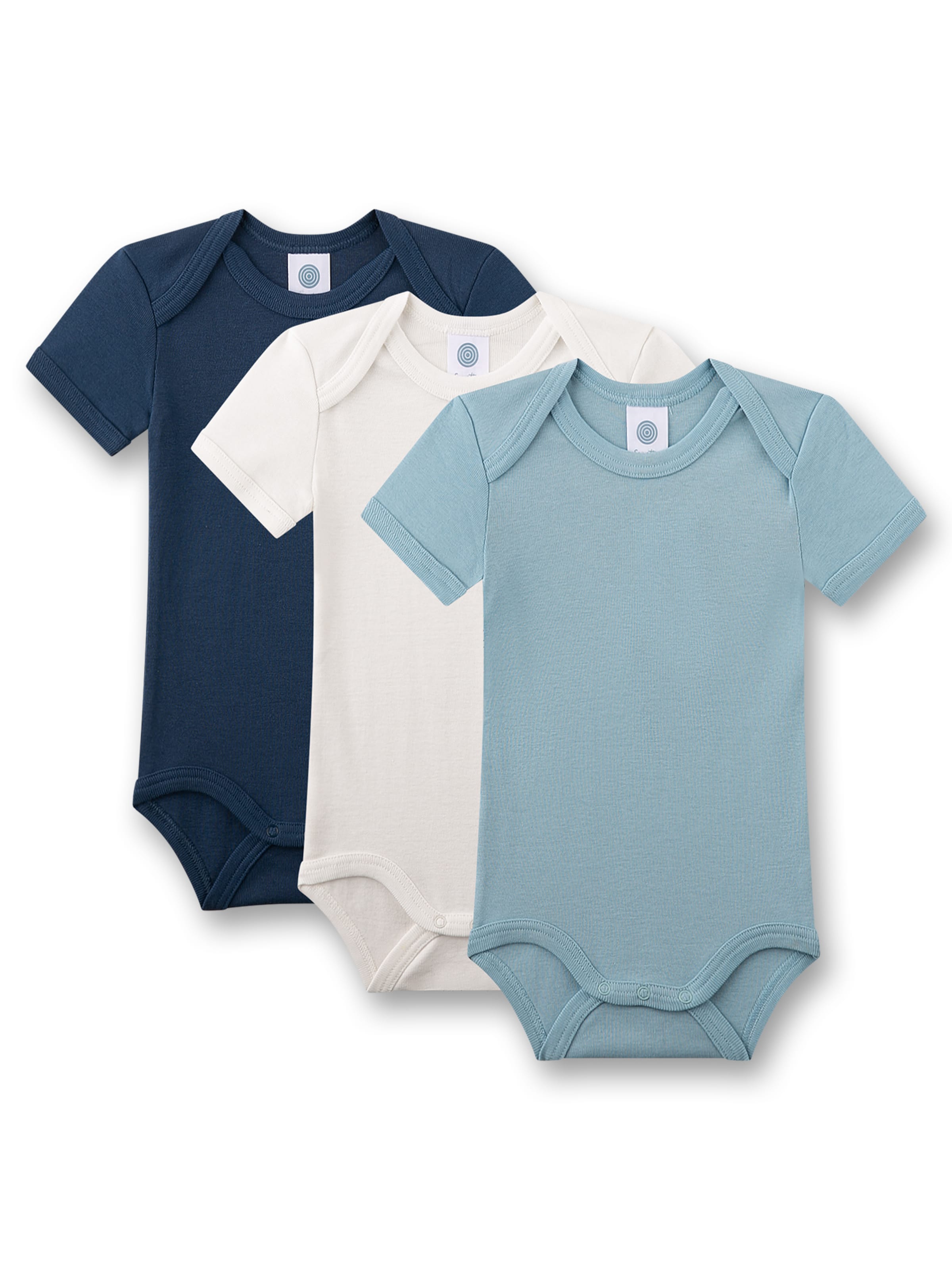 

Sanetta Комбинезон/боди в цвете экрю, светло-бежевый, темно-синий