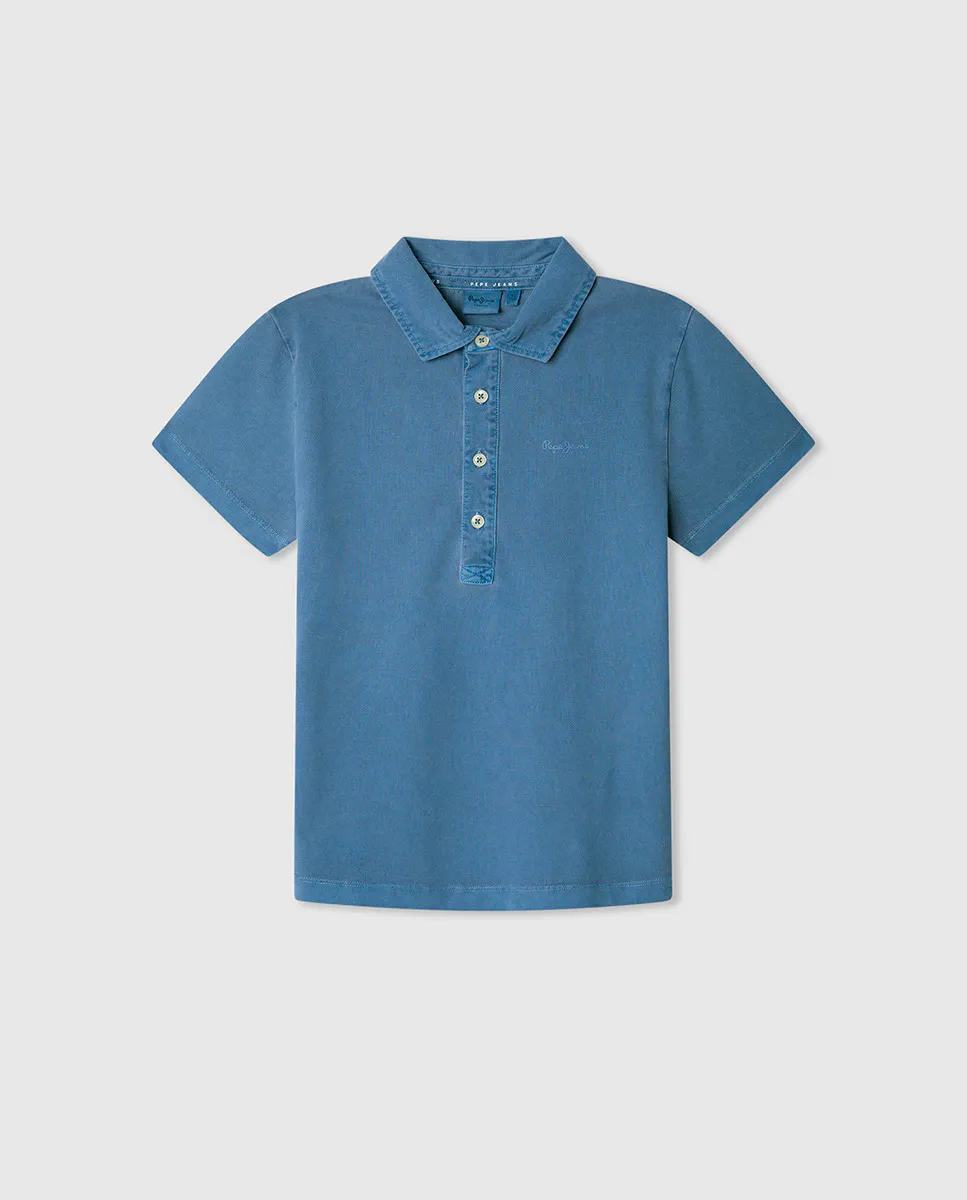 

Поло для мальчика Джереми Pepe Jeans, индиго