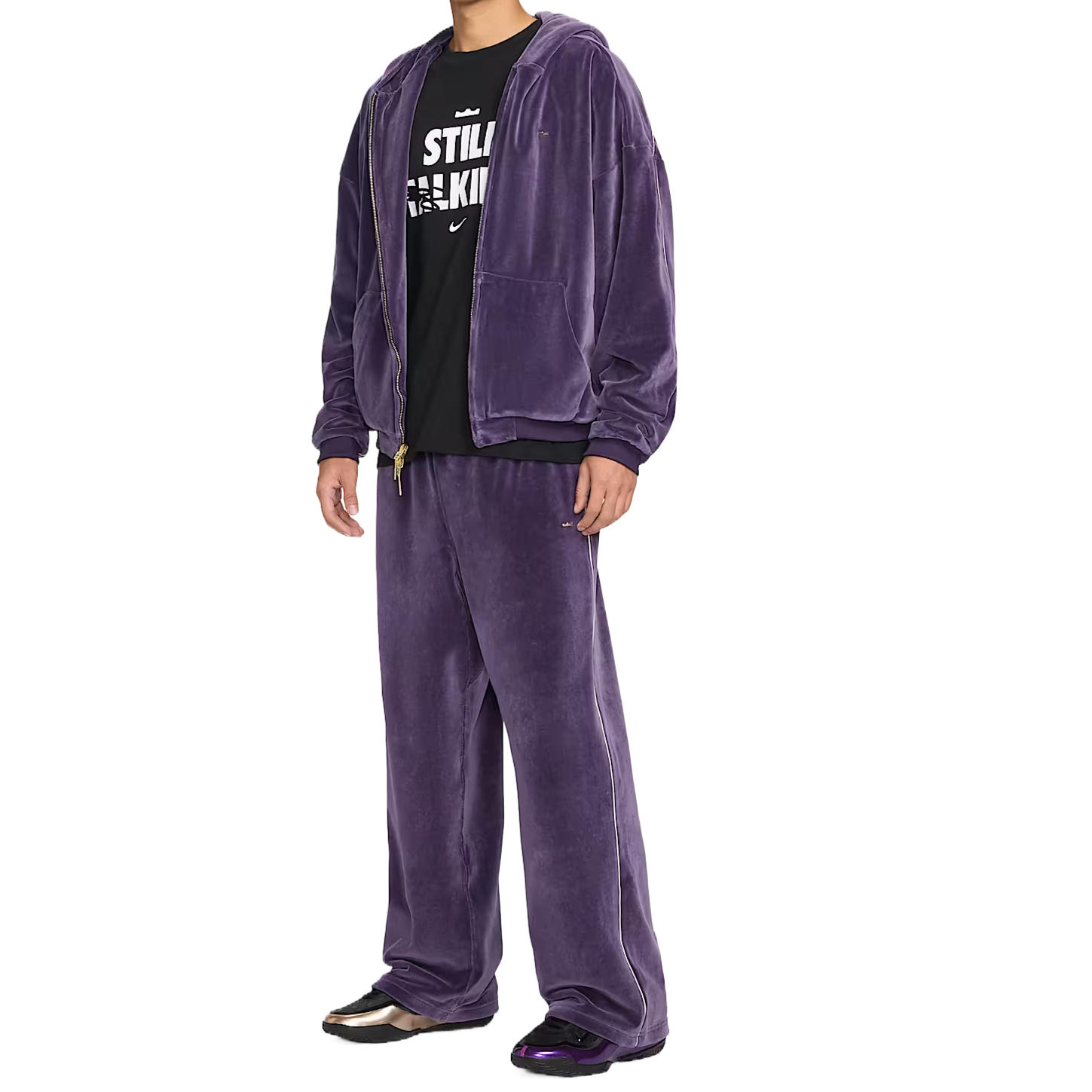 Nike Повседневные брюки мужские Dynastic Purple Moderate Straight Fit — фото 4